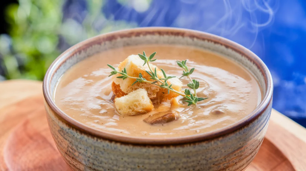 Crema Keto de Champiñones