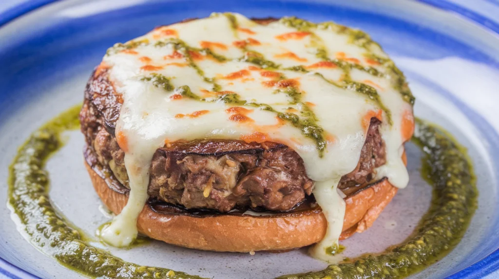 Hamburguesa Keto de Berenjena