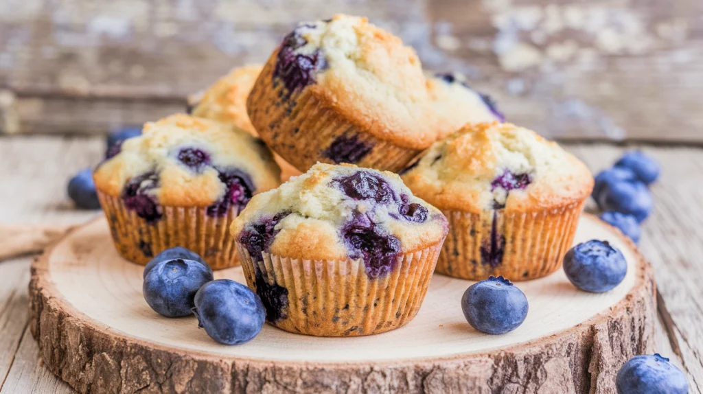 Muffins Keto de Arándano