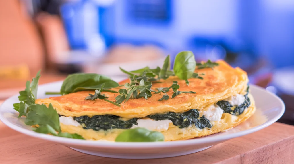 Tortilla Keto de Espinaca